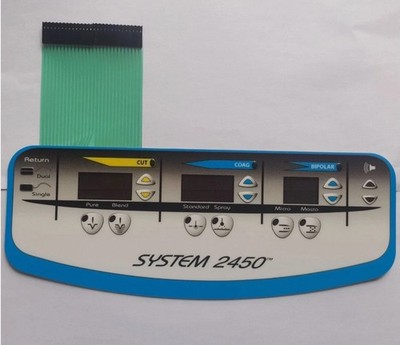 NEW Keypad Membrane for SYS-2450  ConMed System 2450 ESU Generator DHL SHIP