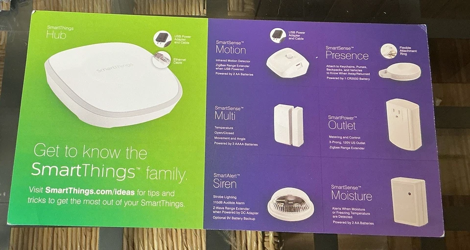 Smarthings V1 Hub ,Motion , Multi Smart Sense Pack - Image 4 of 4