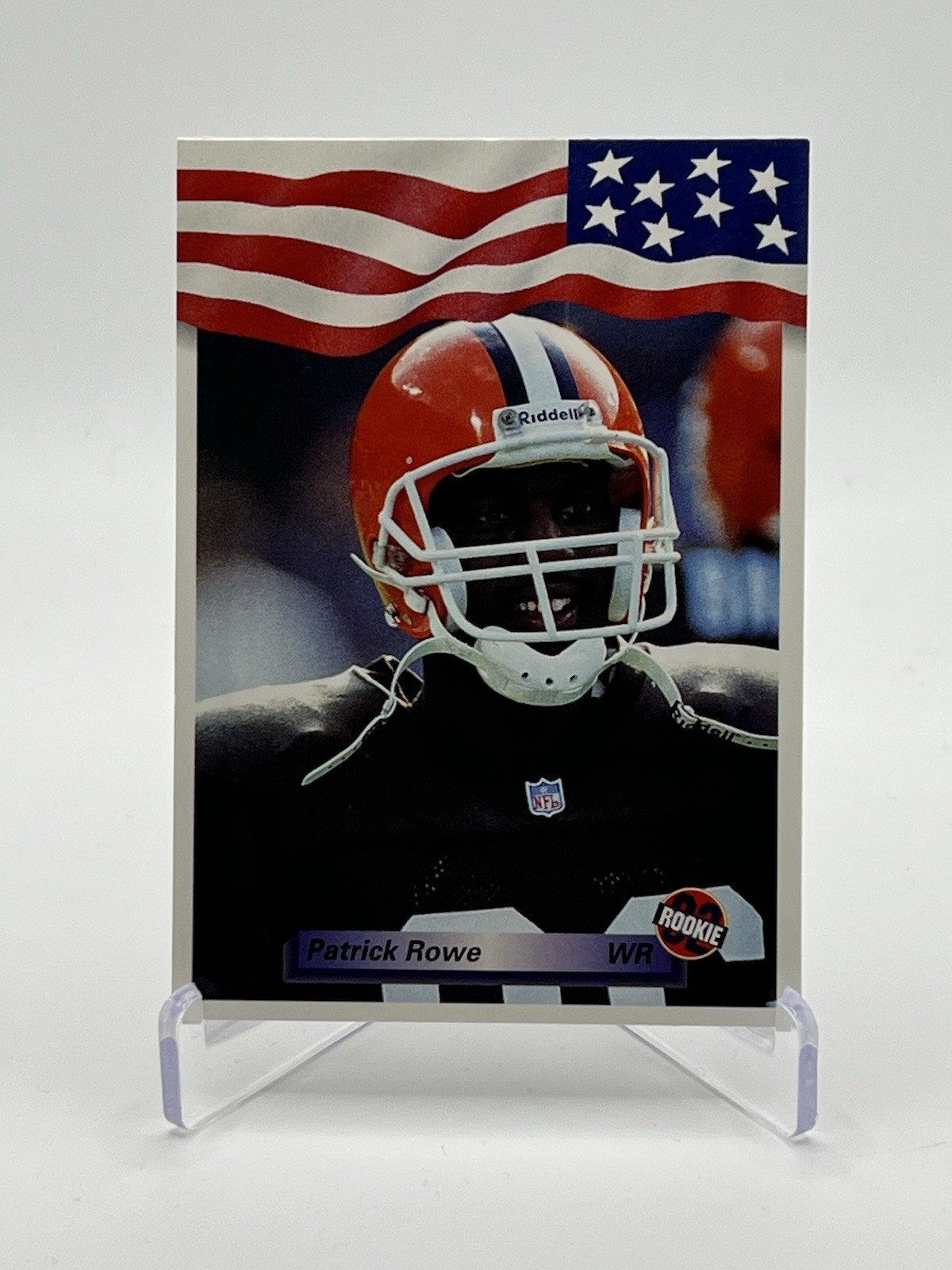 Patrick Rowe #42 Cleveland Browns Rookie WR 1992 All World