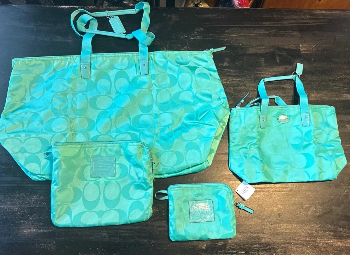 Coach Nylon Exterior Green Bags & Handbags for Women for sale | eBay