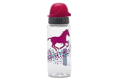 Trinkflasche Tritan Kids 0,5l Pink Pferd BPA-frei auslaufsicher