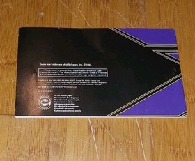 Doom Sega 32x - Manual Only