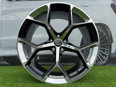 4X R20 Zoll 5x112 Audi RS6 Style Silber Glanz + Schwarz Räder : Für A5 A6 A8 Q7