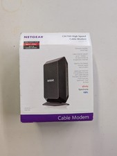 NETGEAR CM700 Cable Modem 800Mbps DOCSIS 3.0 Black Excellent Condition in box