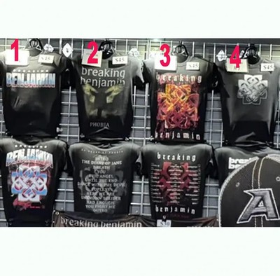 Breaking Benjamin North America Tour 2026 T-shirt Reprint