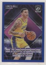 2018-19 Panini Donruss Optic Express Lane Blue Prizm 7/85 Lonzo Ball #7 6f7