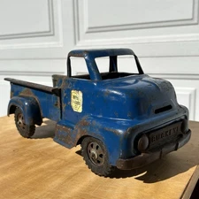 1950S Buckeye Toy Pick Up Farm Truck Rusted barn Find As Is 50s