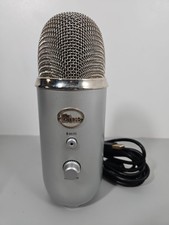 Blue Yeti USB Microphone - Platinum w Cord -Podcast Mic