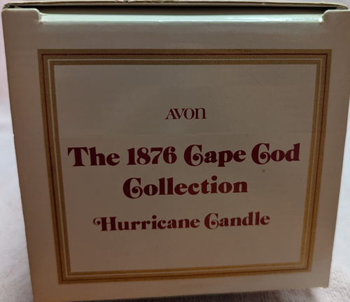Avon 1876 Cape Cod Rubinrot 10,75" Hurricane Kerzenset