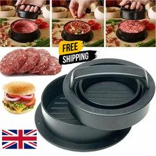 3 in 1 Hamburger Meat Press Non-Stick Patty Maker ABS Round Burger Grill Mould