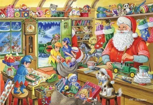 Brand New Sealed Santa's Workshop HOP House of Puzzles - 1000 Piece Jigsaw