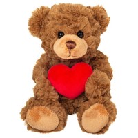 Teddy Hermann Teddy Mit Herz Braun 20 Cm