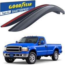 Sun Rain Visors Wind Rain Guards for 1999-2016 Ford F250 Regular Cab