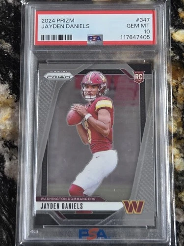 2024 Jayden Daniels RC #347 Panini Prizm PSA 10 Gem Mint