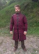 Medieval Padded Cosplay Armor Jacket - Cotton Viking Historical Gambeson for SCA
