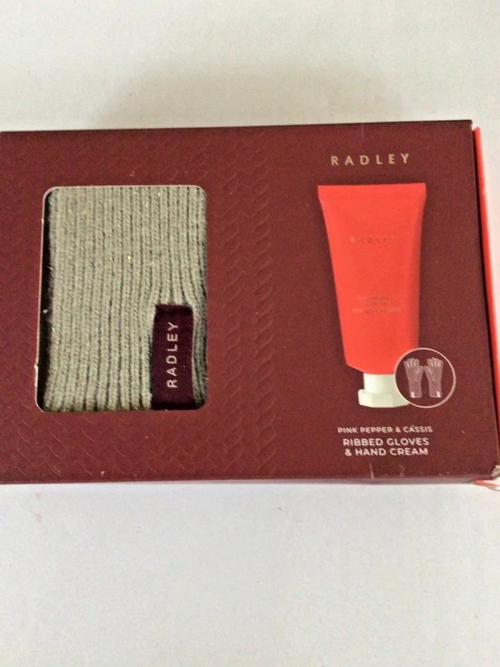 Brandneu Radley gerippte Handschuhe & Handcreme - Pink Pepper & Cassis