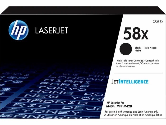 HP 58X (CF258X) Genuine Laser Toner Cartridge - Black