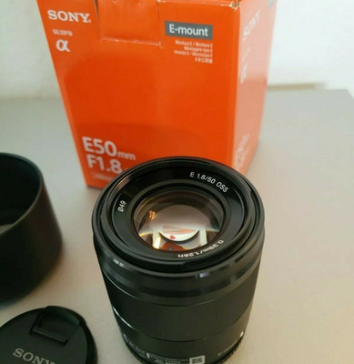 Sony 50mm F/1.8 E SEL50F18 OSS APS-C Bild Stabilisator Schwarz OVP