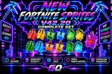 Fortnite Sprites NEW Complete Set V42.20 Fast DELIVERY