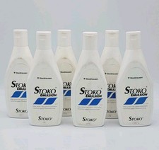 Lot of 6 STOKO EMULSION Hand Cream Lotion 250ml For Under Work Gloves