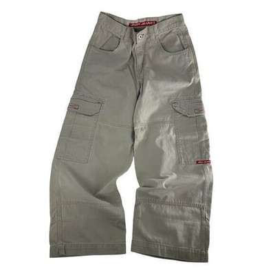 Vintage Jnco Jeans Cargo Pants Mens 29x30 Khaki Tribal Crown Big