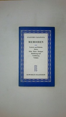 75717 Giacomo Casanova MEMOIREN II.