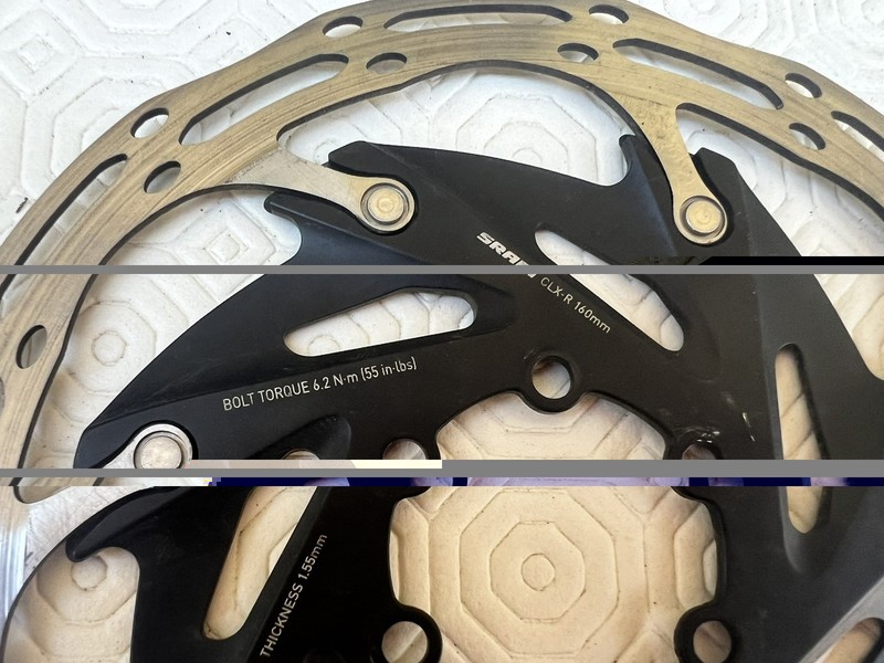 SRAM CLX-R Rotor 140mm Centre Line. 6 bolt  lock 