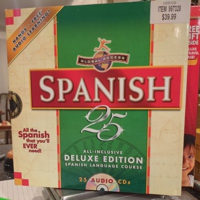 NEW Spanish 20 CD 3 Level Audio Program + Case + Flashcards from Penton Overseas