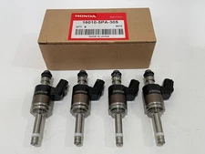 4PCS GENUINE OEM FUEL INJECTORS 16010-5PA-305 FOR ACCORD CR-V CIVIC 1.5L TURBO