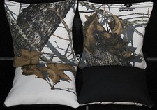 CORNHOLE BEAN BAGS Mossy Oak Breakup CAMO Tree Hunting 4 ACA Regulation Bags NEW