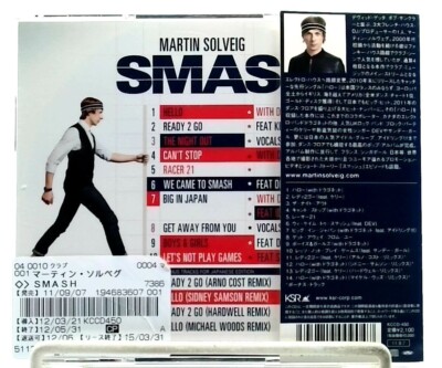 Smash / Martin Solveig [CD][OBI] Bonus track/ French House DJ