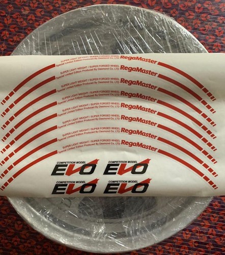 Decals Desmond Evo Regamaster 17" Size (White & Red) - Picture 2 of 2