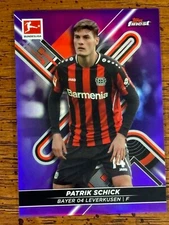 2021-22 Topps Finest Bundesliga Purple & Purple Wave Refractor Pick your Card