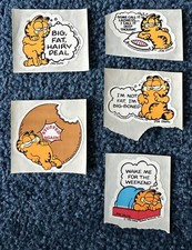 Vtg Garfield The Cat Stickers 