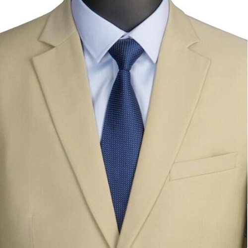 Brand Q Mocha Tan Beige Tuxedo Vest Set – Paisley Bow Tie, Necktie & Hankie, Men's XS To 6XL