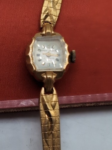 Henri Gireaux Uhr 17 Juwelen Goldton Prospekt Japan - Bild 7 von 15