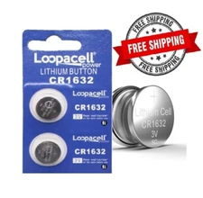 2 Pack Exp 12/2029 CR1632 Battery 1632 Lithium 3v USA remote car key fob button