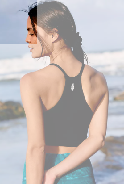 Débardeur Court à Encolure Carrée Happiness Runs Free People FR - Foto 7