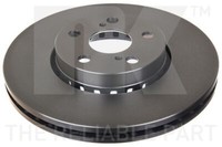 NK 204595 2X Bremsscheiben 2 StüCk Scheibenbremse Brake Discs Vorderachse Vorne