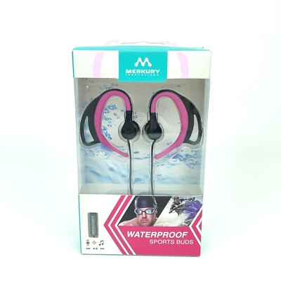 Merkury Innovations Active Sport In Ear Buds Earbuds Pink - Black (MI-EMS60-652)