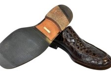 Gucci men's Alligator Loafers Brown 10 D Gucci, 10.5 US, 10 UK, 44 EU, 29 CM