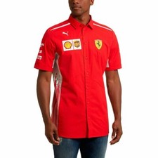  762364-01 Mens Puma Scuderia Ferrari SF Team Shirt - Rosso Corsa
