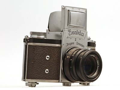 Ihagee Dresden SLR Kamera Exakta II mit Carl Zeiss Jena 1:2 5.8cm T - defekt !