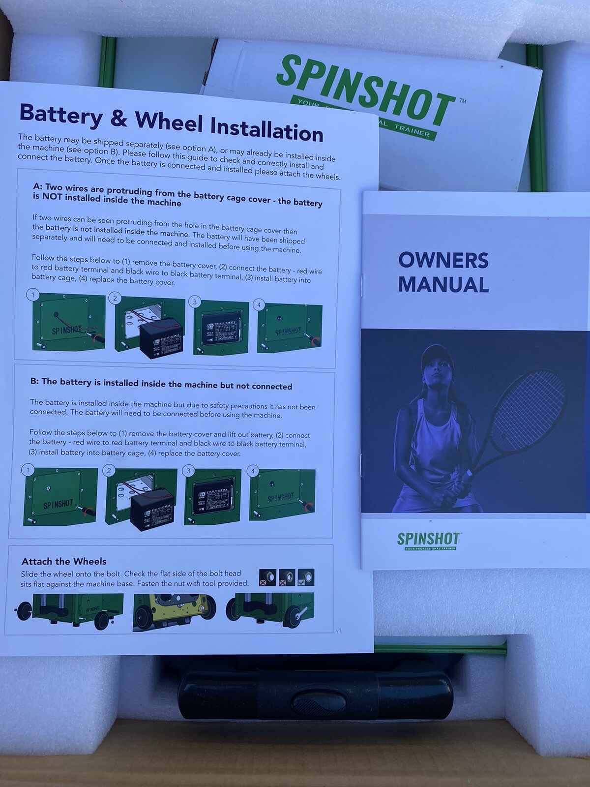 spinshot tennis ball machines eBay