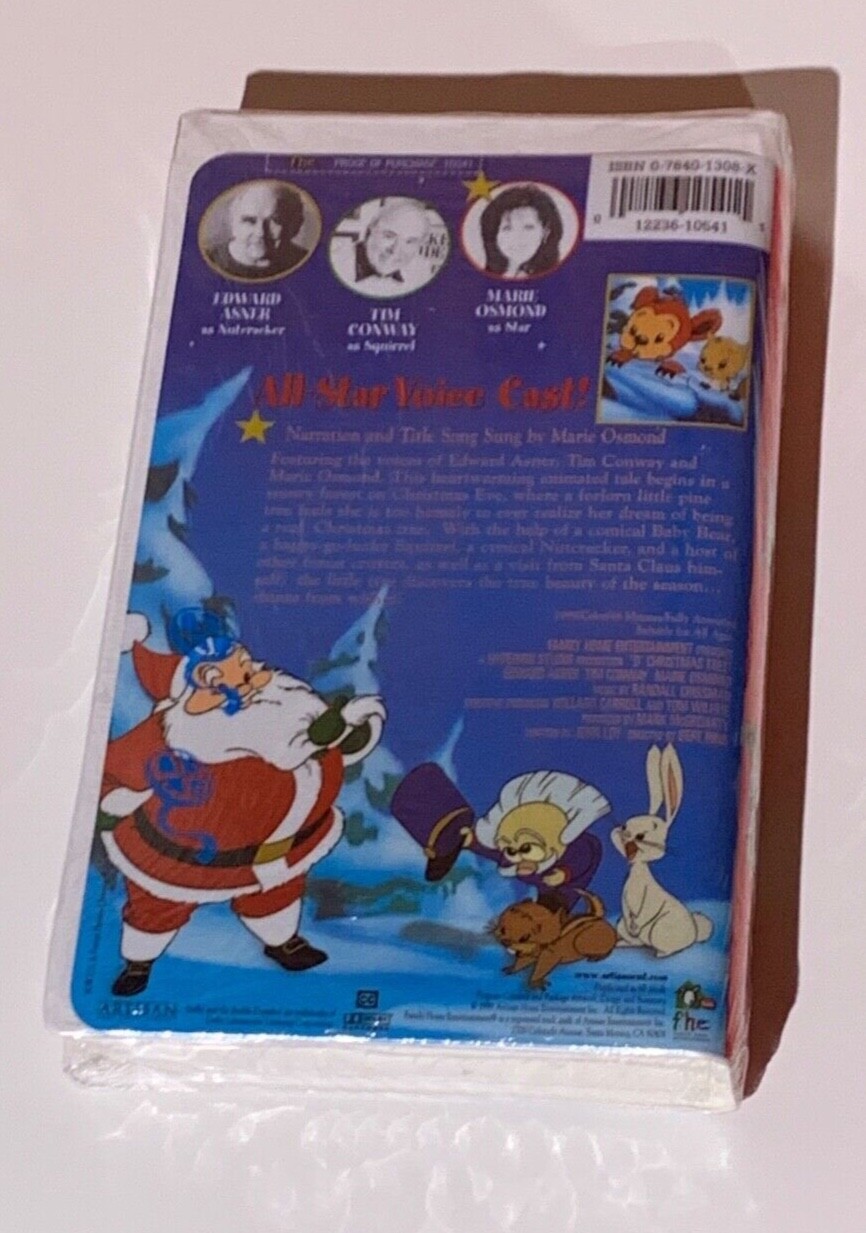 O Christmas Tree VHS NIB 1999 Marie Osmond Edward Asner Tim Conway