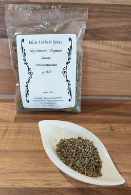 Elixir 30g griechischer Zitronen Thymian gerebelt direkt aus Kreta Kräuter #17
