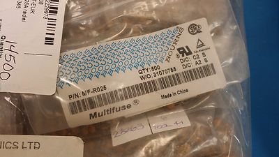 (10 PCS) MF-R025 BOURNS PTC Resettable Fuse 40A 60V Bulk