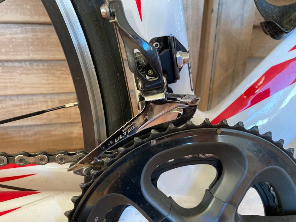 Bicicleta de carreras Ridley Dean RS Triatlón Tri TT Fibra de carbono pequeña Shimano Ultegra Foto 4 de 4