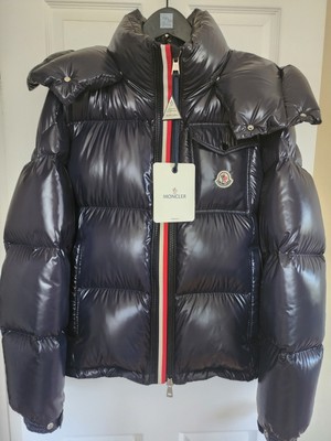 Authentic Moncler Montbeliard Down Jacket (Sz3 Navy) Original