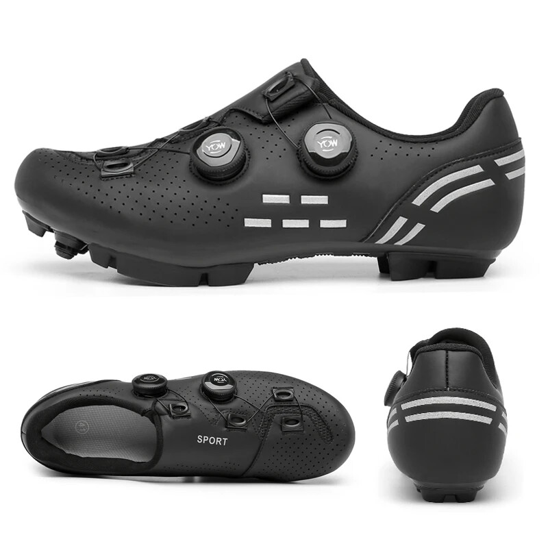Zapatos de Montar Profesionales MTB Hombres Mujeres Ciclismo de Carretera Entrenamiento Zapatos Tenis